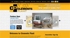 Desktop Screenshot of clementsplant.com